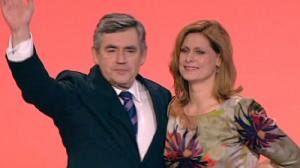Defiant Brown rallies party faithful