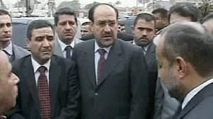 Al Maliki sul luogo dell’attentato