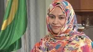 Alnaha Bint Djaddi Oueld Meknes: Ministra de Asuntos Exteriores mauritana