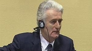 El asiento de Karadzic volverá a estar vacío