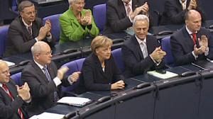 Merkel sworn-in for a second term