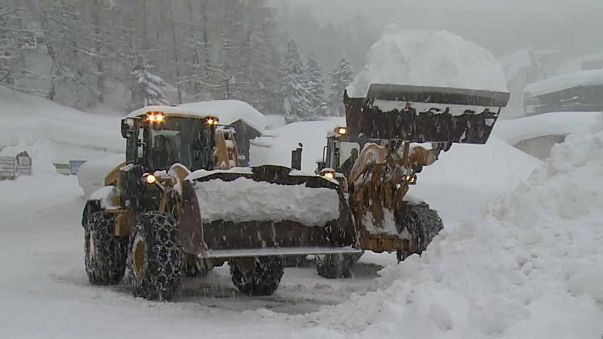 Avalanche danger causes chaos across Alps