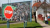 An election poster of Viktor Orban's Fidesz party in Hungary