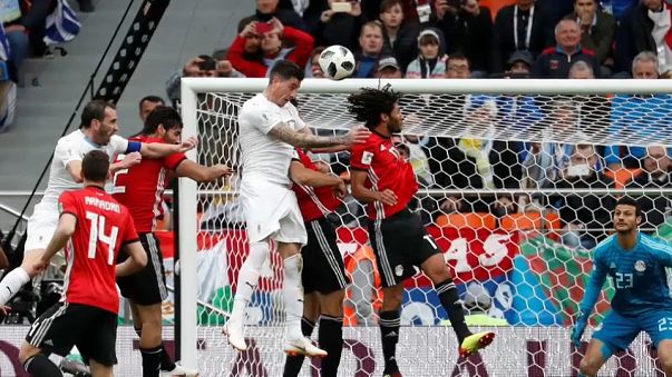 Giménez da el triunfo a Uruguay ante Egipto en el Mundial