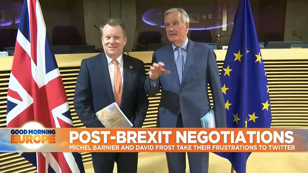 EU's Barnier and UK's Frost take Brexit frustrations onto Twitter - breaking news headlines EU's Barnier and UK's Frost take Brexit frustrations onto Twitter