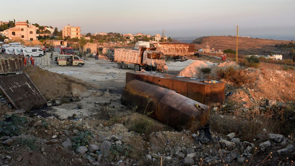 At least 28 killed in fuel tanker explosion in Lebanon - NewsOpener At least 28 killed in fuel tanker explosion in Lebanon