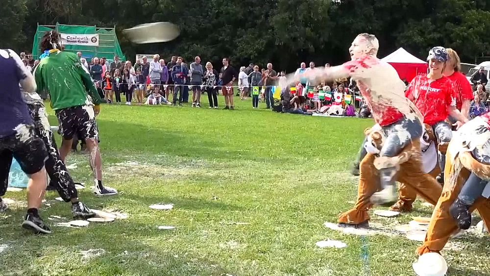 The World Custard Pie Championship returns - NewsOpener The World Custard Pie Championship returns