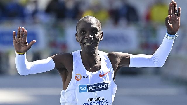 Victoire du kényan Eliud Kipchoge au marathon de Tokyo
