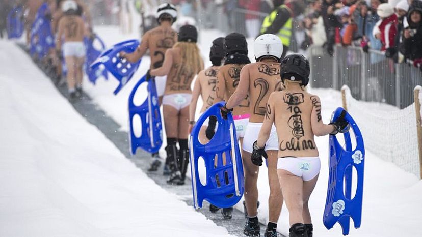From Naked Sledding To Cheese Rolling These Are Europe S Most Unusual