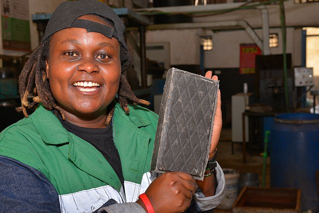 Meet The Kenyan Woman Turning Plastics Into Bricks Euronews