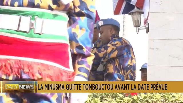 Mali : la Minusma quitte Tombouctou avant l'heure