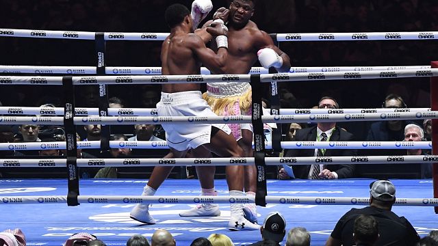 Boxe : Francis Ngannou battu par ko par Anthony Joshua