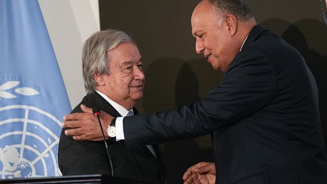 Egypte : António Guterres rencontre Sameh Shoukry au Caire