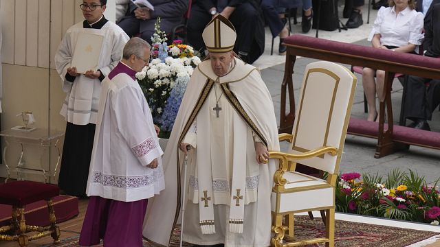 Pâques : le Pape François célèbre la messe malgré sa santé fragilisée