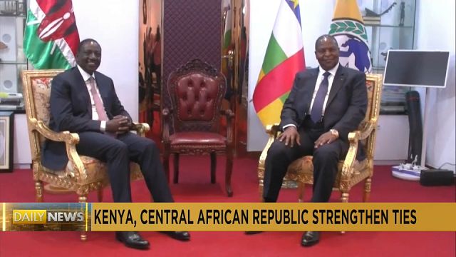 Centrafrique : première visite officielle d'un président kenyan