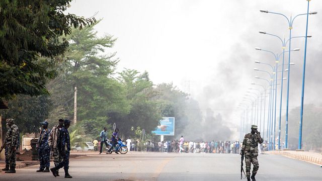 A military training camp in Mali’s capital has been attacked, the army says