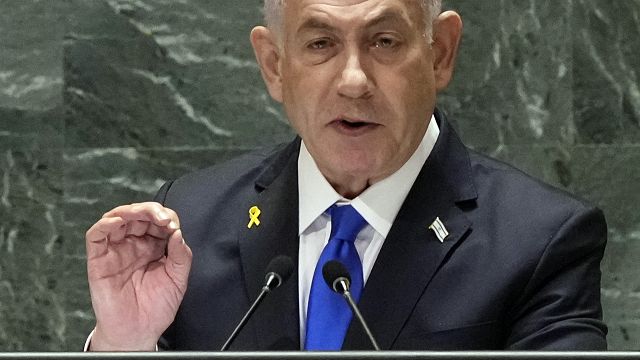 Netanyahu slams Iran at UN Total Assembly, as Israel continues to exchange fire with Hezbollah thumbnail