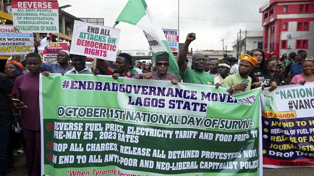 Nigeria turns 64: Tinubu vows “finish of tunnel” is reach, some protest economic hardship thumbnail