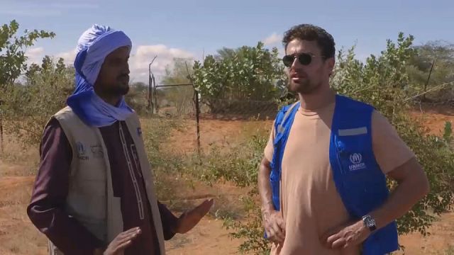 UNHCR Goodwil Ambassador Theo James visits Mbera refugee camp ahead of COP29 thumbnail