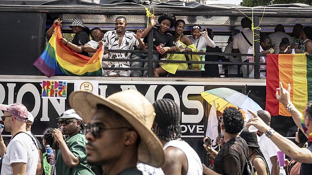 A total bunch gather for Pride march in Johannesburg thumbnail