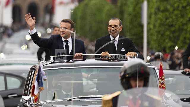 French president in Morocco on visit aiming to strengthen ties thumbnail