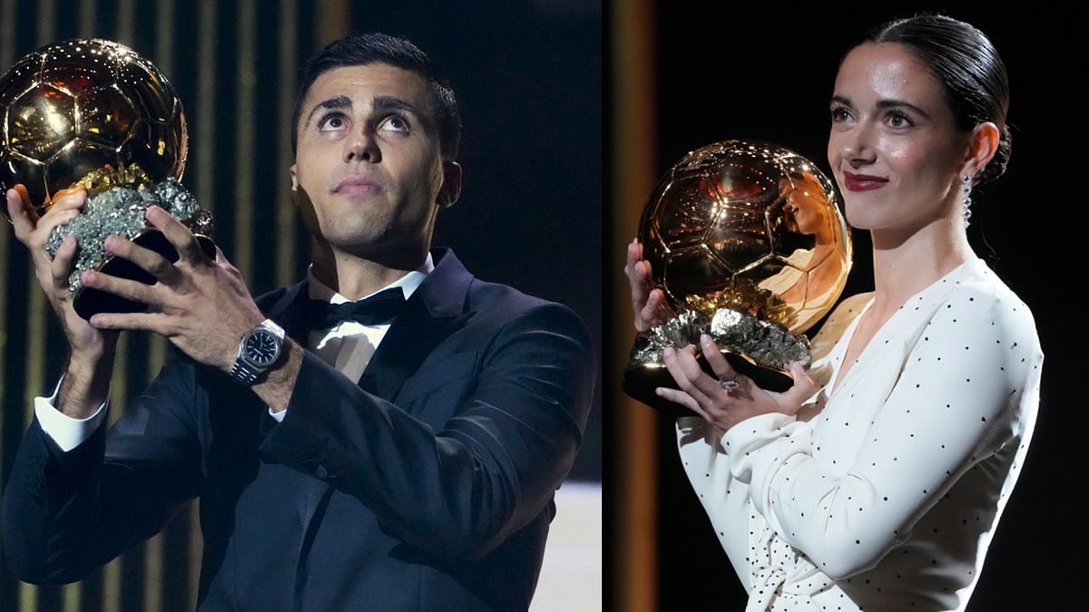 Football Les Espagnols Rodri Et Aitana Bonmati Remportent Le Ballon D