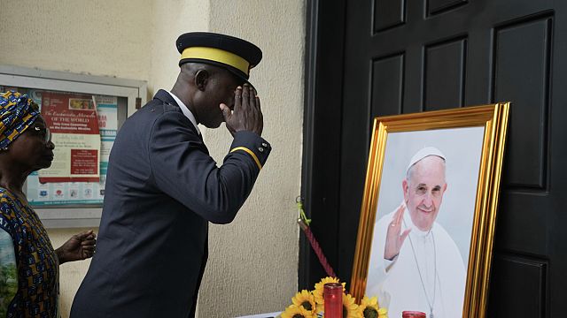 Catholic Archdiocese of Lagos holds a special mass to mourn Pope Francis thumbnail