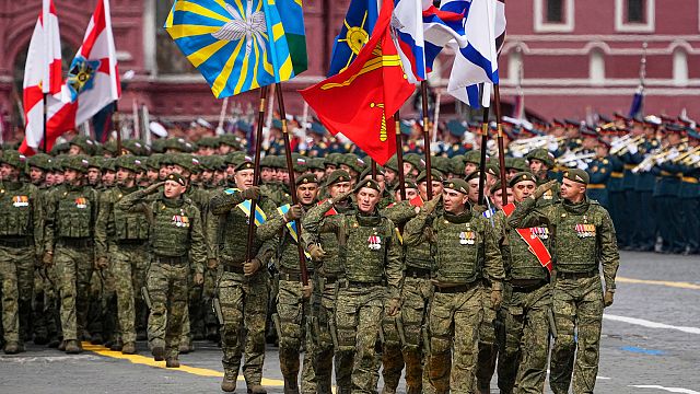 Russia stages massive victory day parade, Putin hails troops in Ukraine as foreign leaders attend thumbnail
