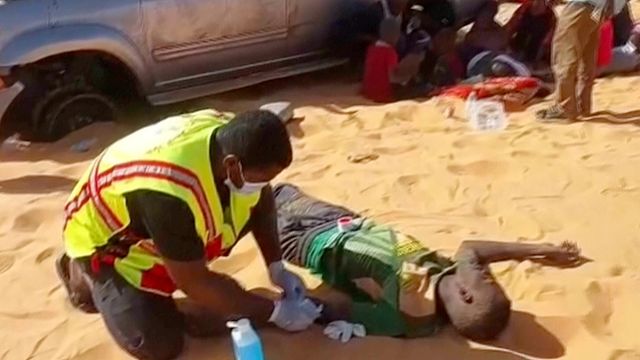Eleven Sudanese migrants dead after crash in Libyan desert thumbnail