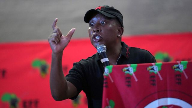 UK bans South Africa’s Julius Malema over Hamas support, violent rhetoric