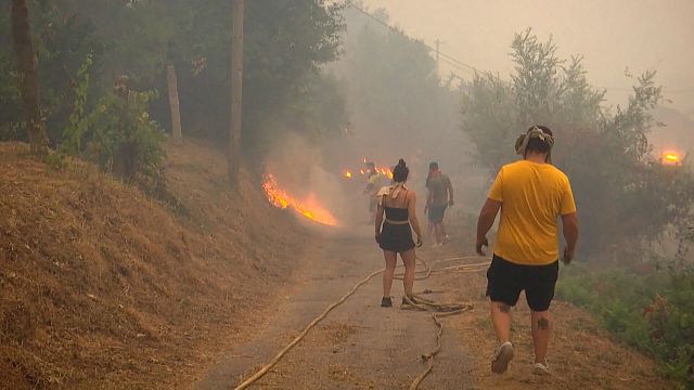 Over 200 hectares burned as residents evacuated in Galicia wildfire thumbnail