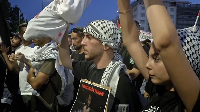 WATCH: Pro-Palestinian protests held across Greece over Gaza war