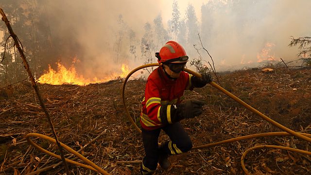 WATCH: Wildfires threaten villages in Portugal amid extreme heat