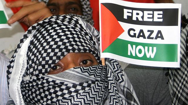 Kenyans rally in solidarity with Palestinians in Gaza