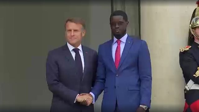 Senegal’s Faye meets Macron to reset relations post French troop exit