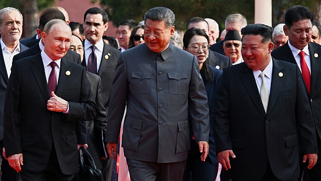 Putin and Kim attend Xi's grand military parade in Beijing