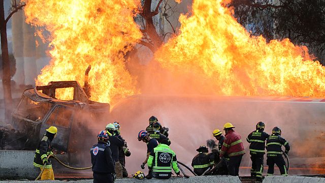 Gas tanker explodes in Mexico City, killing three