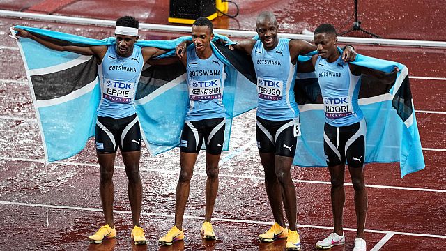 Bocvana razglasila državni praznik po zgodovinski zmagi v štafeti 4x400m na svetovnem prvenstvu