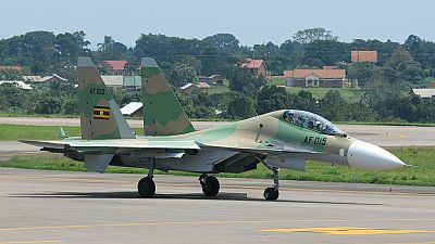 Ugandan air force jet crashes killing two