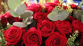 Valentine's bouquet combines romance and virus protection [No Comment]