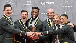 South Africa's rugby team wins World Sports Award