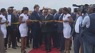 Congo unveils new docks in commercial city port