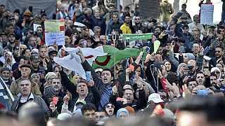 Algeria president hails 'Hirak' protesters ahead of anniversary