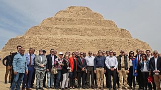 Egypt unveils famed 'Djoser' pyramid