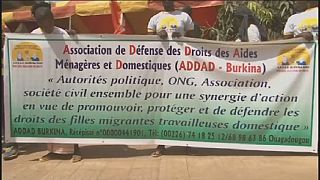 Burkina Faso civil servants protest wage cuts