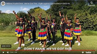 Famed South African choir delights with coronavirus song