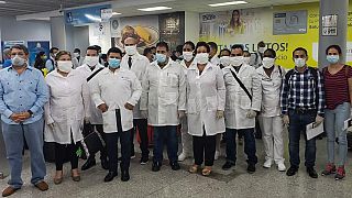 S. Africa receives Cuban medics to help treat COVID-19 patients