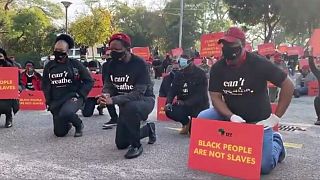 George Floyd : en Afrique du Sud, la gauche radicale manifeste contre le racisme