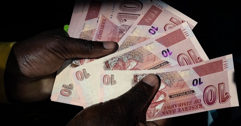 Le dollar zimbabwéen en circulation
