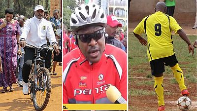 Bikes, balls, boots with Nkurunziza: Burundi's sportsman president